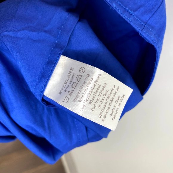 Everlane women's blue sleeveless dress SZ 2 - Picture 2 of 4